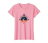 Trouvez Votre Aventure de Voyage inspirante sur la Route T-Shirt, Femme, Rose, M