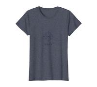 Trouvez Votre Boussole Centrale inspirante T-Shirt, Femme, Bleu Chiné, S