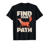 Trouvez Votre Chemin Caninae Red Fox Canidae Fox Lover Fox Fox T-Shirt Graphique avec Valeur