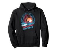 Trouvez Votre Chemin dans la Neige Design de motoneige Sweat à Capuche