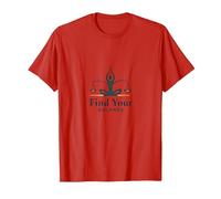 Trouvez Votre équilibre : Yoga and Justice Harmony Logo T-Shirt, Homme, Rouge, L