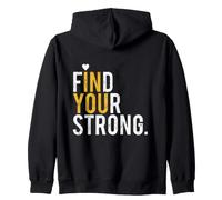 Trouvez Votre Force en Vous Typographie de résilience inspirante Sweat à Capuche