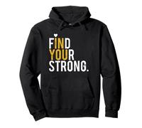 Trouvez Votre Force en Vous Typographie de résilience inspirante Sweat à Capuche