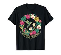 Trouvez Votre fréquence Colibri Art Floral T-Shirt