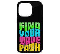 Trouvez Votre véritable Chemin - Motivation, redémarrage Coque pour iPhone 13 Pro