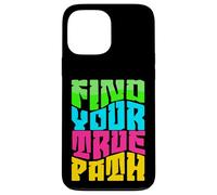 Trouvez Votre véritable Chemin - Motivation, redémarrage Coque pour iPhone 13 Pro Max