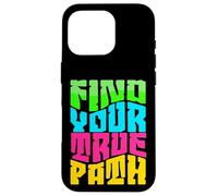 Trouvez Votre véritable Chemin - Motivation, redémarrage Coque pour iPhone 16 Pro