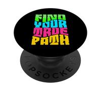 Trouvez Votre véritable Chemin - Motivation, redémarrage PopSockets PopGrip Adhésif