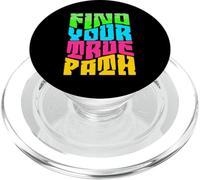 Trouvez Votre véritable Chemin - Motivation, redémarrage PopSockets PopGrip pour MagSafe