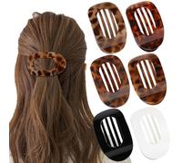 Trovease Lot de 6 pinces à cheveux plates pour femme, pour cheveux épais, fins, longs et courts, parfaites pour un usage quotidien, les mariages, les fêtes, le sport et plus encore