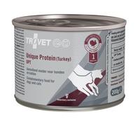 TROVET Unique Protein Turkey UPT Dog&Cat - Nourriture humide pour chiens/chats à la dinde - 200 g