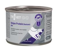 TROVET Unique Protein Venison UPV Dog&Cat - Nourriture humide pour chiens/chats avec du gibier - 200 g