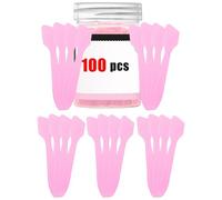 Trowel Stick, Bulk Hygienic Utensil, Single Ended Portable Implement, Makeup Sampling Scoop, Family Ladies Private Grooming Aid, Hundred Pack, Perfect for Beauty Spa Office Accessory.