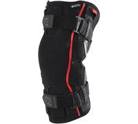 Troy Lee Designs 6400 Orthèses de genou, noir/rouge, Taille S