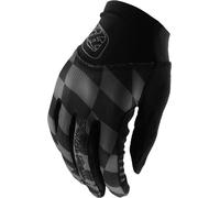 Troy Lee Designs Ace Twisted Checkers Ladies Gants de vélo, noir/gris, Taille M