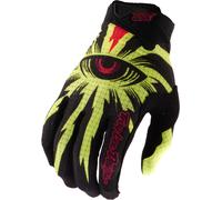 Troy Lee Designs Air Cyclops Gants de motocross, Noir/Néon/Jaune, Taille S