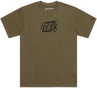 Troy Lee Designs Badge T-shirt à manches courtes, noir-vert, taille M pour homme