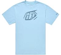 Troy Lee Designs Badge, t-shirt XL Bleu Clair/Bleu Bleu Clair/Bleu