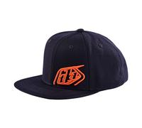 Troy Lee Designs Cappello Snapback Slice Bonnet, Blu Arancione, Taglia Unica Mixte
