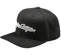Troy Lee Designs Signature Curved Snapback, capuchon Taille unique Noir/Blanc Noir/Blanc