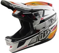 Troy Lee Designs D4 Composite MIPS Lined Up Casque de descente, Taille XL (60/61)