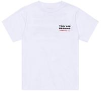 Troy Lee Designs Factory Kids T-shirt, Blanc, Taille YS
