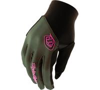 Troy Lee Designs Flowline Mono Gants de motocross, noir-vert, taille S pour homme