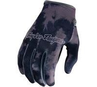 Troy Lee Designs Flowline Plot Gants de motocross, Gris/Noir, Taille S