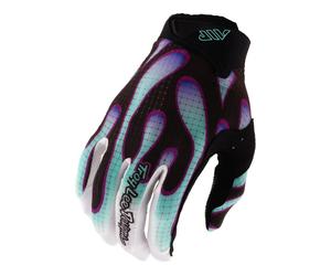 Troy Lee Designs Gants à doigts longs Air Glove Overspray bleue/noir/blanc