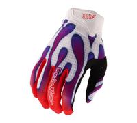 Troy Lee Designs Gants MX Youth AIR Overspray Blanc Violet Printemps 2026