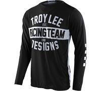 Troy Lee Designs GP Air Team 81 Maillot de motocross pour les jeunes, Noir/Blanc, Taille XL
