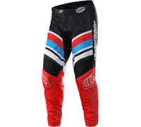 Troy Lee Designs GP Air Warped Pantalon de motocross, noir-rouge, taille 36 pour homme