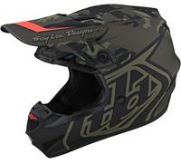 Troy Lee Designs GP Overload Camo Casque de motocross, vert, taille S pour homme