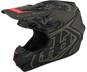 Troy Lee Designs GP Overload Camo Casque de motocross, Vert, Taille XS