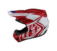 Troy Lee Designs GP Overload Casque de Motocross (Red/White,L)