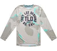 Troy Lee Designs GP Pro Air Camo, maillot M Gris Clair/Gris/Turquoise Gris Clair/Gris/Turquoise