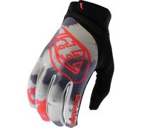 Troy Lee Designs GP Pro Arrival Gants de motocross, gris-rouge, taille M pour homme