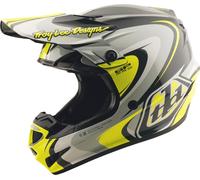 Troy Lee Designs GP Pro Crossover MIPS Casque de motocross, noir-gris-jaune, taille S pour homme