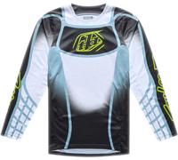 Troy Lee Designs GP Pro Framework Maillot Motocross, Carbone/Blanc, Taille S