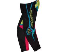 Troy Lee Designs GP Pro Membrane Pantalon de motocross jeunesse, noir/jaune, Taille 28