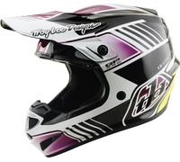 Troy Lee Designs GP Pro MIPS Segment Casque de motocross, Noir/Violet, Taille XL (60/61)