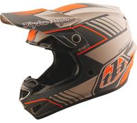Troy Lee Designs GP Pro Segment, casque de motocross L Mat Beige/Marron Foncé/Orange Mat Beige/Marron Foncé/Orange