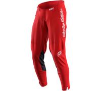 Troy Lee Designs GP Pro Mono, pantalon textile pour jeunes 22 Rouge/Blanc Rouge/Blanc