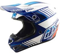 Troy Lee Designs GP Pro Segment S26, casque de motocross S Bleu Foncé/Blanc/Bleu Clair/Orange Bleu Foncé/Blanc/Bleu Clair/Orange