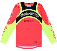 Troy Lee Designs GP Pro Swerve, maillot XXL Rouge Néon/Noir/Jaune Néon Rouge Néon/Noir/Jaune Néon