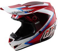 Troy Lee Designs GP Shutter Casque de motocross, rouge, taille S pour homme