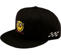 Troy Lee Designs Happy Dayz Flat Bill Snapback, capuchon Taille unique Noir Noir