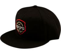 Troy Lee Designs Imprint Flat Bill Snapback, capuchon Taille unique Noir Noir
