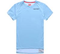 Troy Lee Designs Lilium Pro Mono Maillot de vélo à manches courtes pour dames, bleu clair, Taille S