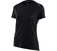 Troy Lee Designs Lilium Tiger Jacquard Ladies Maillot de vélo à manches courtes, noir, Taille M